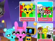 Lojë Party Incredibox Frozen Sprunki Beat  në internet