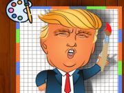Lojë Koha e ngjyrosjes së Trump  në internet