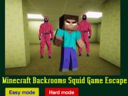 Lojë Minecraft Backrooms Squid Game Escape në internet