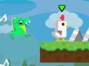 Lojë Gara e Scream Chicken  në internet