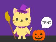 Lojë Escape Cat dhe Halloween  në internet