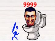 Lojë Mbrojtja e Kullës së Stickman Hero Skibidi  në internet