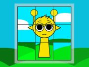 Lojë Sprunki Puzzles dhe duke kënduar  në internet