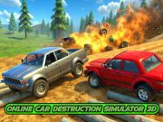 Lojë Simulator Online Destruction Car 3D  në internet