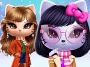 Lojë Veshja e dimrit Kitty Squad  në internet