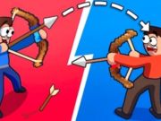 Lojë Dy harktarë hark duel në internet Lojë Dy harktarë hark duel në internet