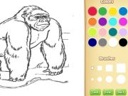 Lojë Libri për t'u ngjyrosur për kafshët kopshtin zoologjik për fëmijë në internet
