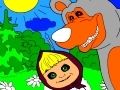 Lojë Masha dhe ariu në pyll  në internet