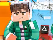 Lojë Mister Jigsaw: Lojë Squid Minecraft në internet