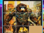 Lojë Enigma rrëshqitëse gorilla në internet