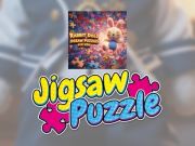 Lojë Kukulla lepuri Jigsaw enigma për fëmijë në internet