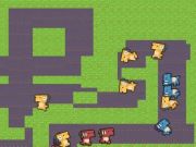 Lojë Dino Defense 2D në internet