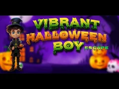 Lojë Vibrant Halloween Boy Escape në internet
