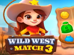 Lojë Wild West Match 3 në internet