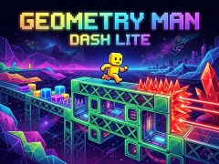 Lojë Geometry Man Dash Lite në internet