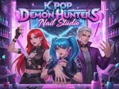 Lojë K Pop Demon Hunters Nail Studio në internet