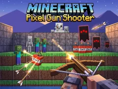 Lojë Minecraft Pixel Gun Shooter në internet