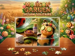 Lojë Mojicon Garden Jigsaw Solitaire! në internet