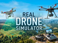 Lojë Real Drone Simulator në internet