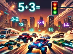 Lojë Mathematics Racing në internet