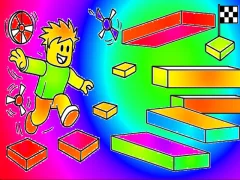 Lojë Coloring Book: Roblox Obby Runner në internet