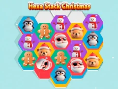Lojë Hexa Stack Christmas në internet