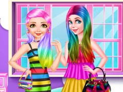 Lojë Princess Rainbow Look në internet