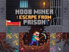 Lojë Noob Miner: Escape From Prison në internet