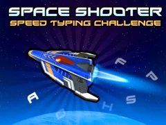 Lojë Space Shooter: Speed Typing Challenge në internet