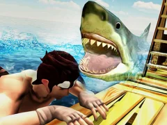 Lojë Raft Angry Shark Hunting në internet