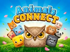 Lojë Animals Connect në internet