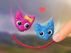 Lojë Love Cats Rope në internet