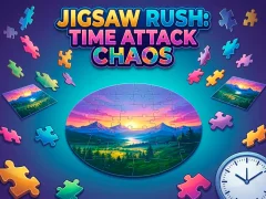 Lojë Jigsaw Rush Time Attack Chaos në internet