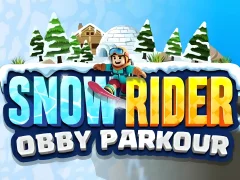 Lojë Snow Rider Obby Parkour në internet
