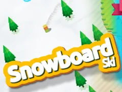 Lojë Snowboard and skis në internet