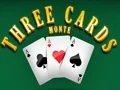Lojë Three cards monte në internet