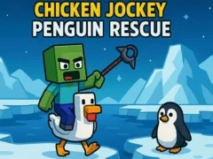 Lojë Chicken Jockey: Penguin Rescue në internet