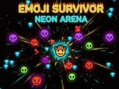 Lojë Emoji Survivor - Neon Arena në internet