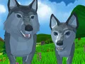 Lojë Wolf simulator wild animals në internet