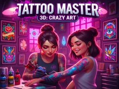 Lojë Tattoo Master 3D: Crazy Art në internet
