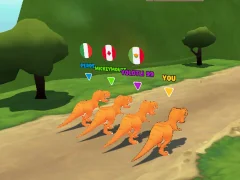 Lojë Dinosaur Shifting Run në internet