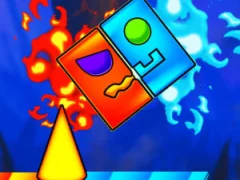 Lojë Fire And Water Geometry Dash në internet