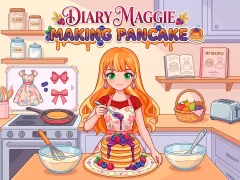 Lojë Diary Maggie Making Pancake në internet
