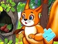 Lojë Jigsaw Puzzle: Squirrel Hide Food në internet