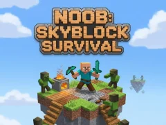 Lojë Noob: Skyblock Survival në internet