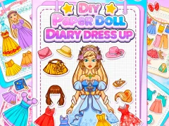 Lojë Diy Paper Doll Diary Dress Up në internet