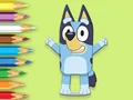 Lojë Coloring Book: Happy Bluey në internet