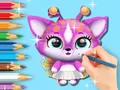 Lojë Coloring Book: Cute Fluvsies në internet