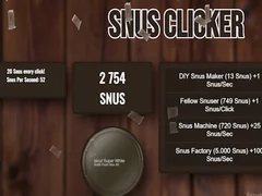 Lojë SNUS Clicker në internet