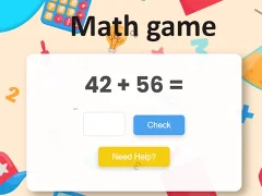 Lojë Math game në internet
